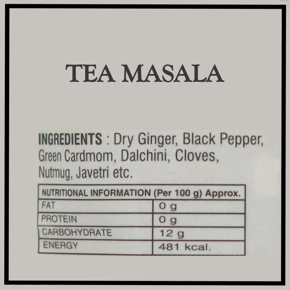 TEA MASALA ING